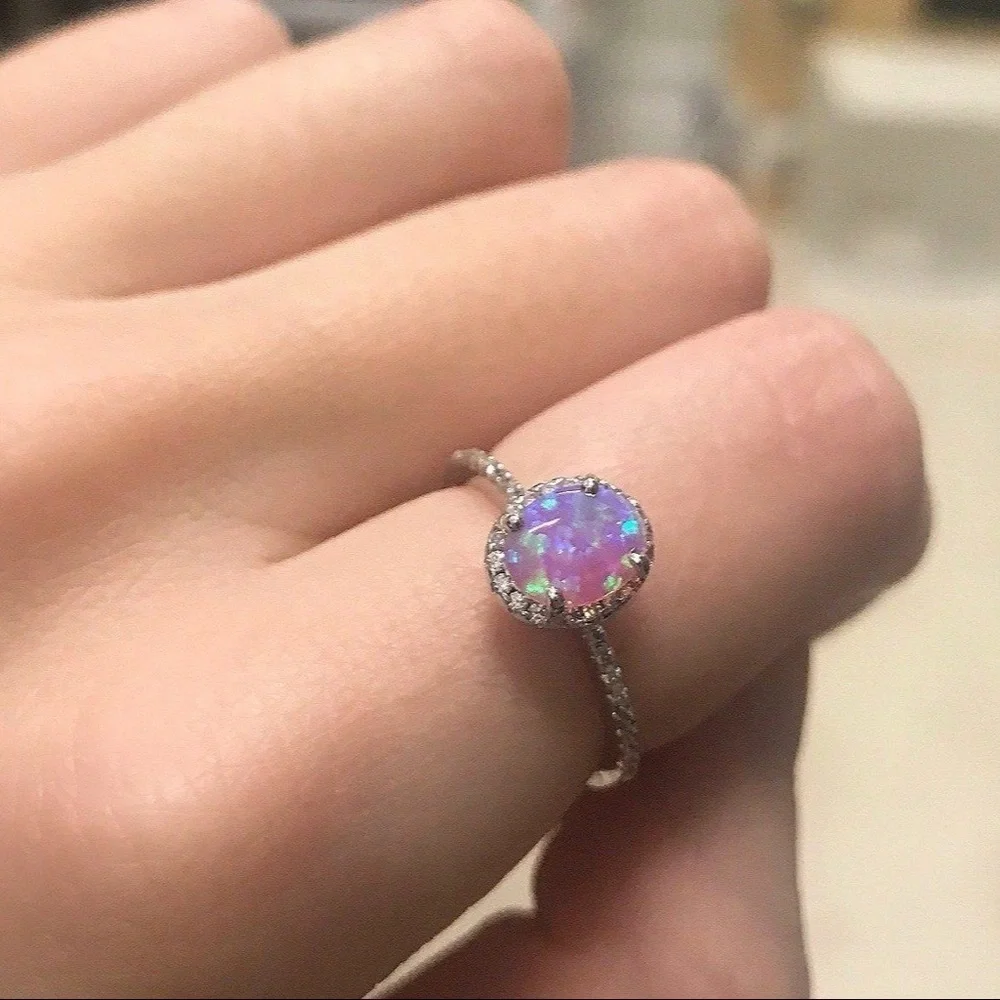 Pink Opal Ring